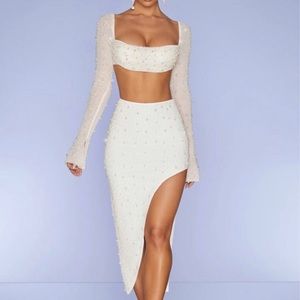 Oh Polly Embellished SET in Ivory